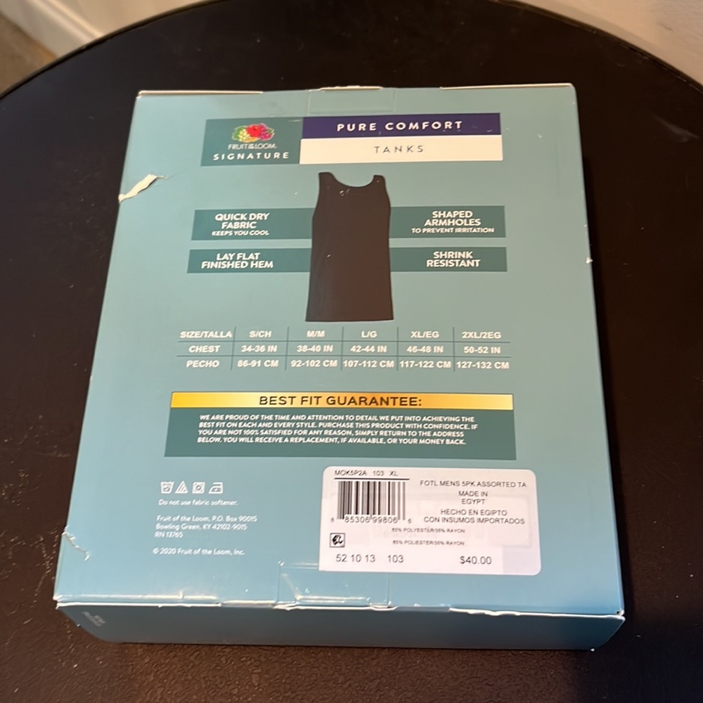 XL, Fruit of the Loom, Tanks - Picture 2 of 4